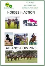 Horses Albany-Show-Program-2025-cover-page image